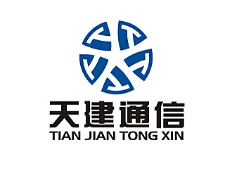 劳志飞的深圳市天建通信有限公司logo设计