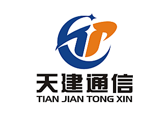 劳志飞的深圳市天建通信有限公司logo设计