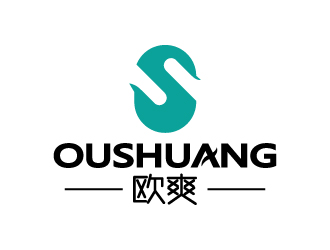 张俊的欧爽 OUSHUANGlogo设计