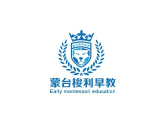 朱红娟的蒙台梭利早教logo设计
