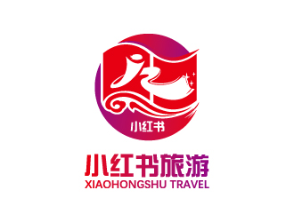 连杰的四川小红书旅游有限公司logo设计