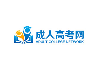 吴晓伟的成人高考网logo设计