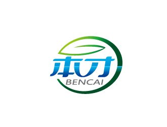 本才粉皮logo设计