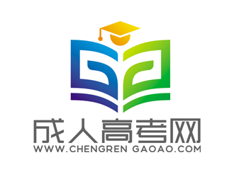 赵鹏的成人高考网logo设计
