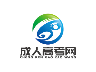 王涛的成人高考网logo设计