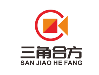 唐国强的三角合方logo设计