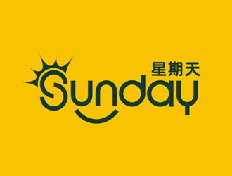 谭家强的星期天logo设计