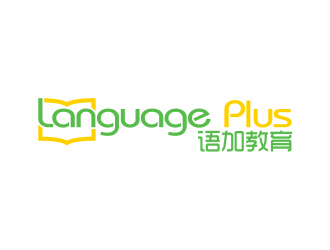 何嘉健的语加教育/Language Pluslogo设计
