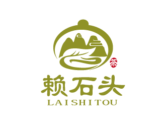 张俊的赖石头茶叶品牌logo设计logo设计
