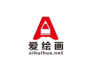 朱红娟的爱绘画网站logo设计logo设计