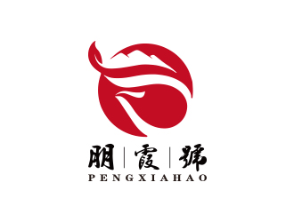 孙金泽的朋霞号茶叶包装logo设计