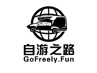 劳志飞的自游之路越野房车logo设计