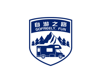 陈川的自游之路越野房车logo设计