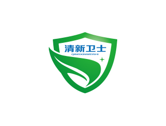 孙金泽的清新卫士logo设计