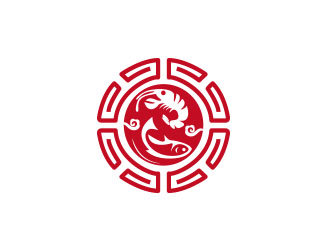 朱红娟的何氏虾神. 酸菜鱼logo设计