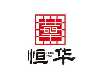 盛铭的恒华中式商标logo设计logo设计