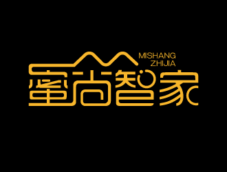 蜜尚智家logo设计
