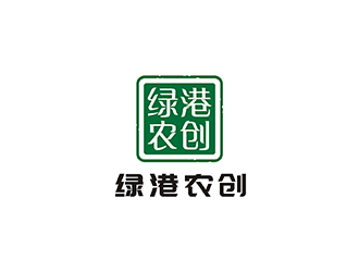 梁俊的绿港农创logo设计