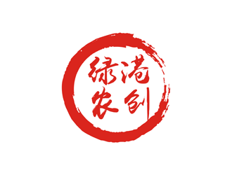 谭家强的绿港农创logo设计
