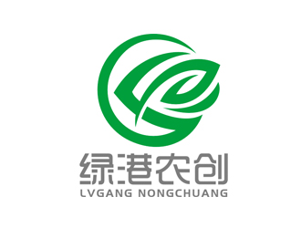 赵鹏的绿港农创logo设计
