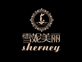 陈川的雪妮美丽美容SPA连锁机构logo设计