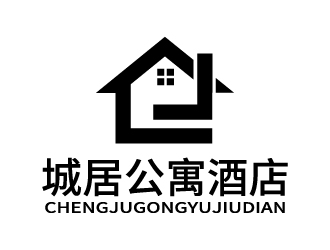 张俊的城居公寓酒店logo设计