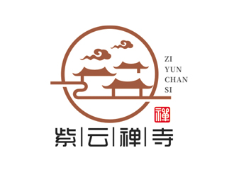 赵鹏的紫云禅寺logo设计