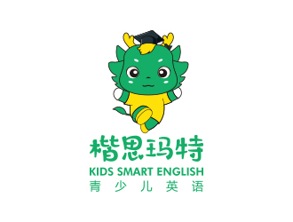 Kids Smart English 楷思玛特青少儿英语logo设计