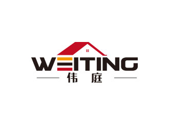 朱红娟的伟庭室内装饰装修logo设计