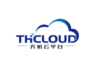 朱红娟的THCLOUD   天航云平台logo设计