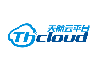谭家强的THCLOUD   天航云平台logo设计