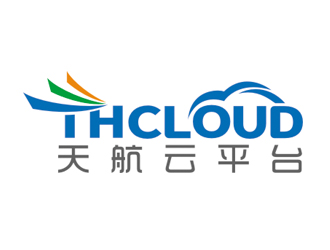 赵鹏的THCLOUD   天航云平台logo设计