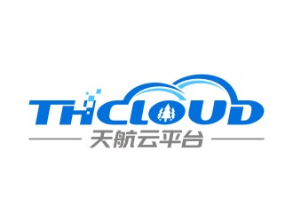 陈国伟的THCLOUD   天航云平台logo设计