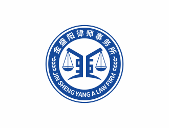 何嘉健的金盛阳律师事务所logo设计