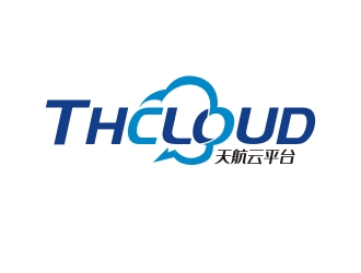 杨占斌的THCLOUD   天航云平台logo设计