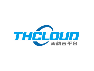周金进的THCLOUD   天航云平台logo设计
