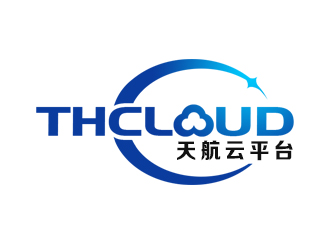 余亮亮的THCLOUD   天航云平台logo设计