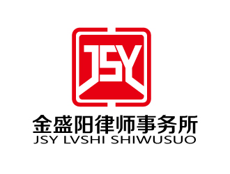 连杰的金盛阳律师事务所logo设计