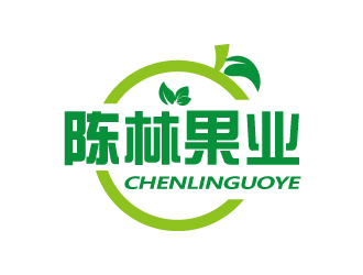 连杰的陈林果业logo设计