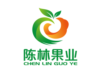 安冬的陈林果业logo设计
