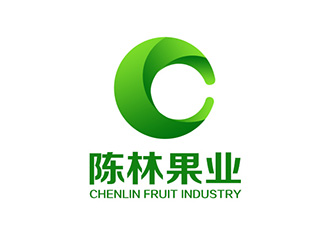 吴晓伟的陈林果业logo设计