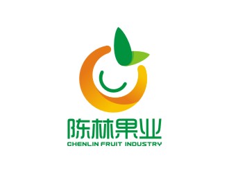 曾翼的陈林果业logo设计