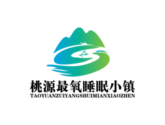 陈川的桃源最氧睡眠小镇logo设计