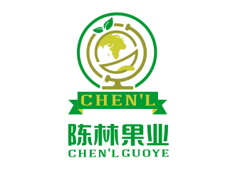姜彦海的陈林果业logo设计