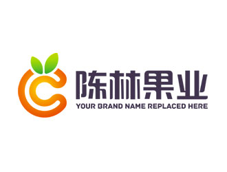 钟炬的陈林果业logo设计