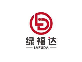 朱红娟的绿福达品牌升级logo设计