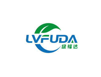 朱红娟的绿福达品牌升级logo设计