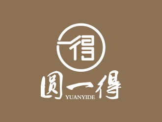 何嘉健的圆一得logo设计