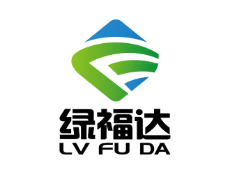 安冬的绿福达品牌升级logo设计