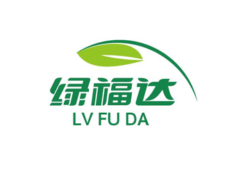 邹小考的绿福达品牌升级logo设计
